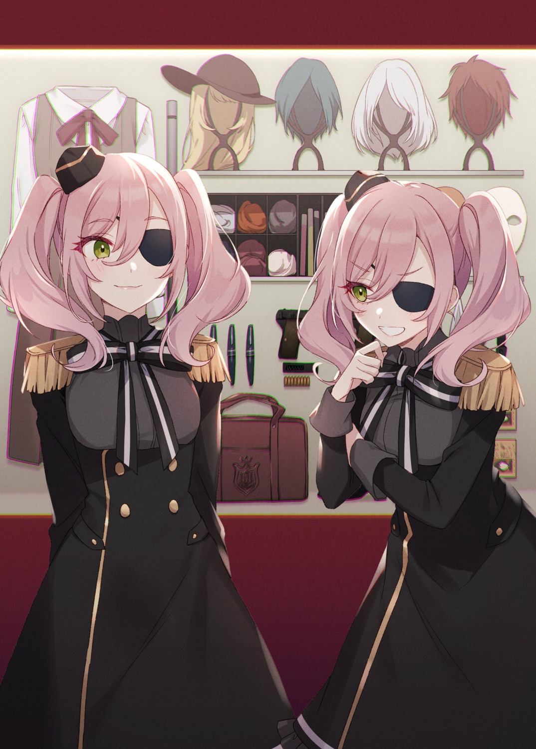 annett_(spy_kyoushitsu), eyepatch, spy_kyoushitsu, tomari, uniform