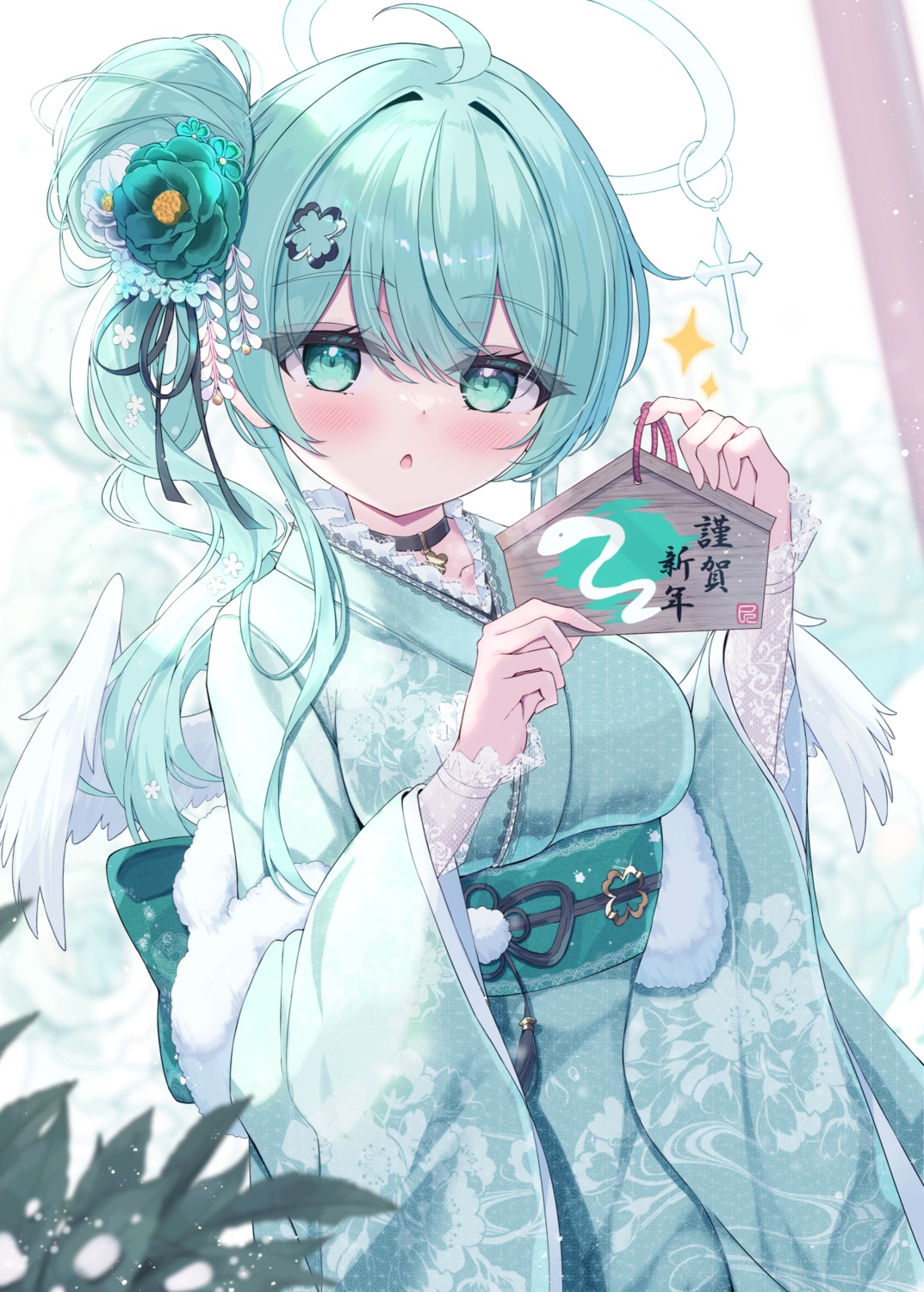 angel, kimono, livia, mikaze_maruto, see_through, wings