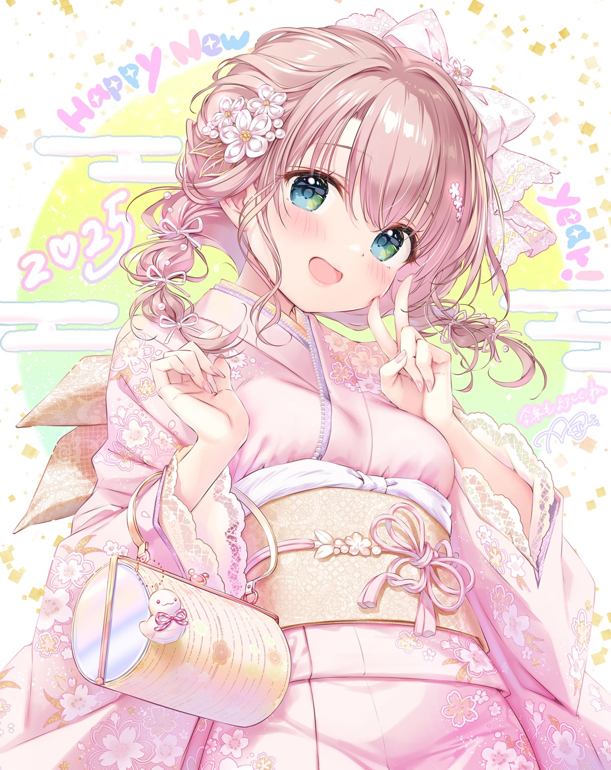kimishima_ao, kimono, momoi_saki