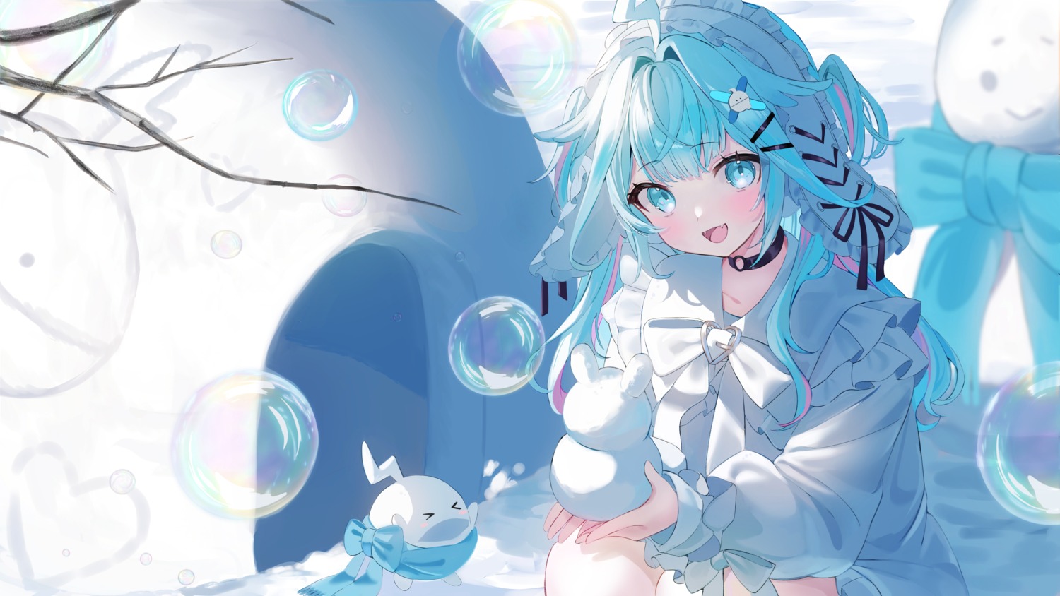 haruhiruri, hololive, hololive_dev_is, lolita_fashion, mizumiya_su, wallpaper