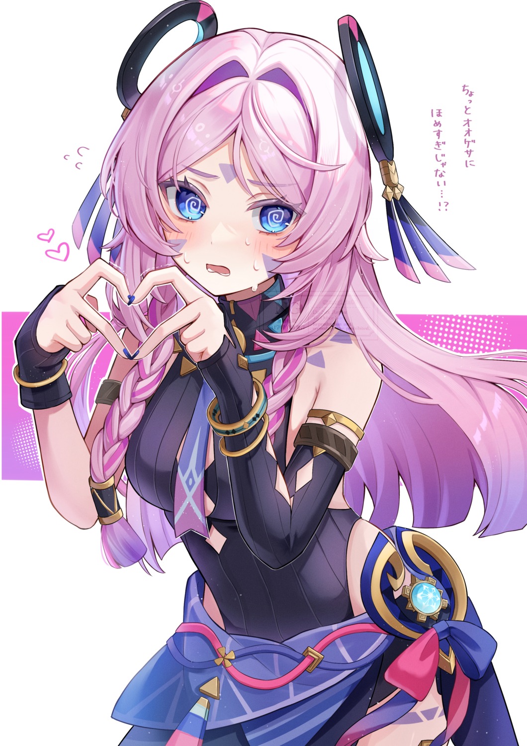 citlali, genshin_impact, mokankan, official_watermark, sweater, tattoo