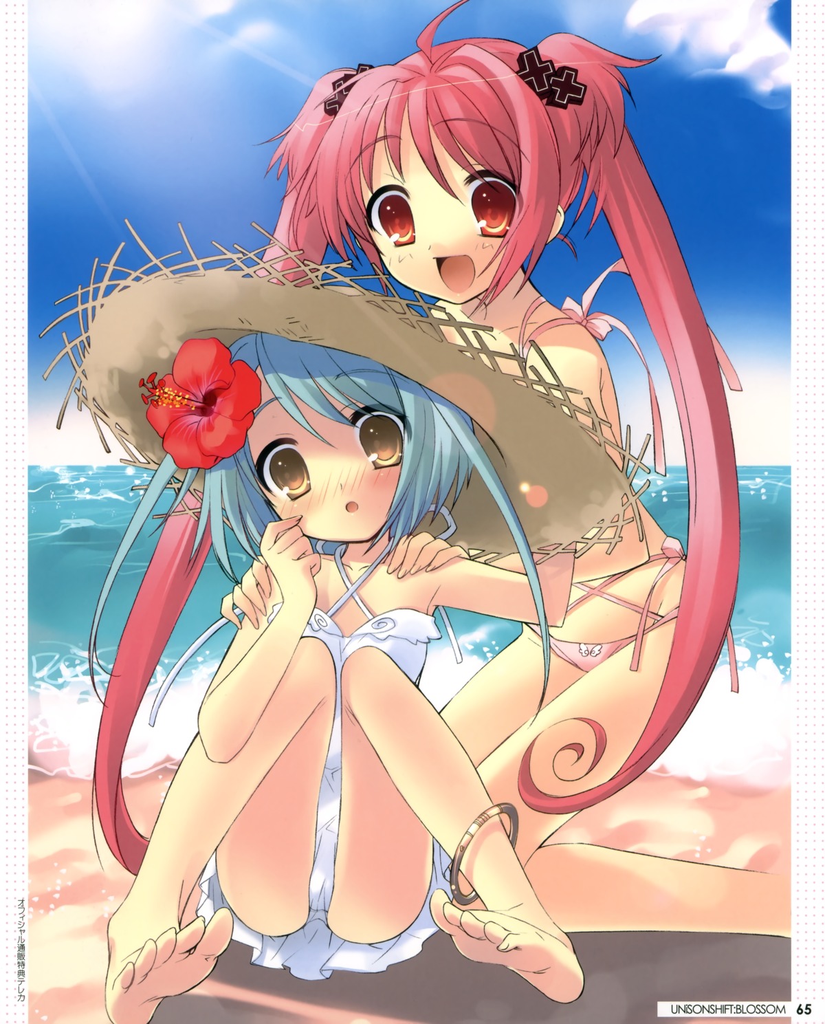 anzu, bikini, dress, ito_noizi, momose_hikaru, peace@pieces, summer_dress, swimsuits