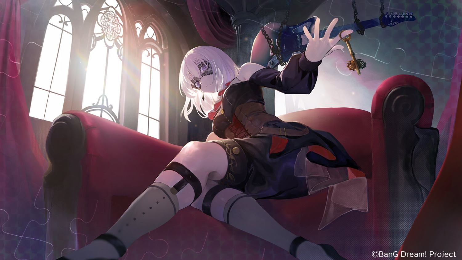 bang_dream!, bang_dream!_ave_mujica, corset, harutask, misumi_uika, uniform