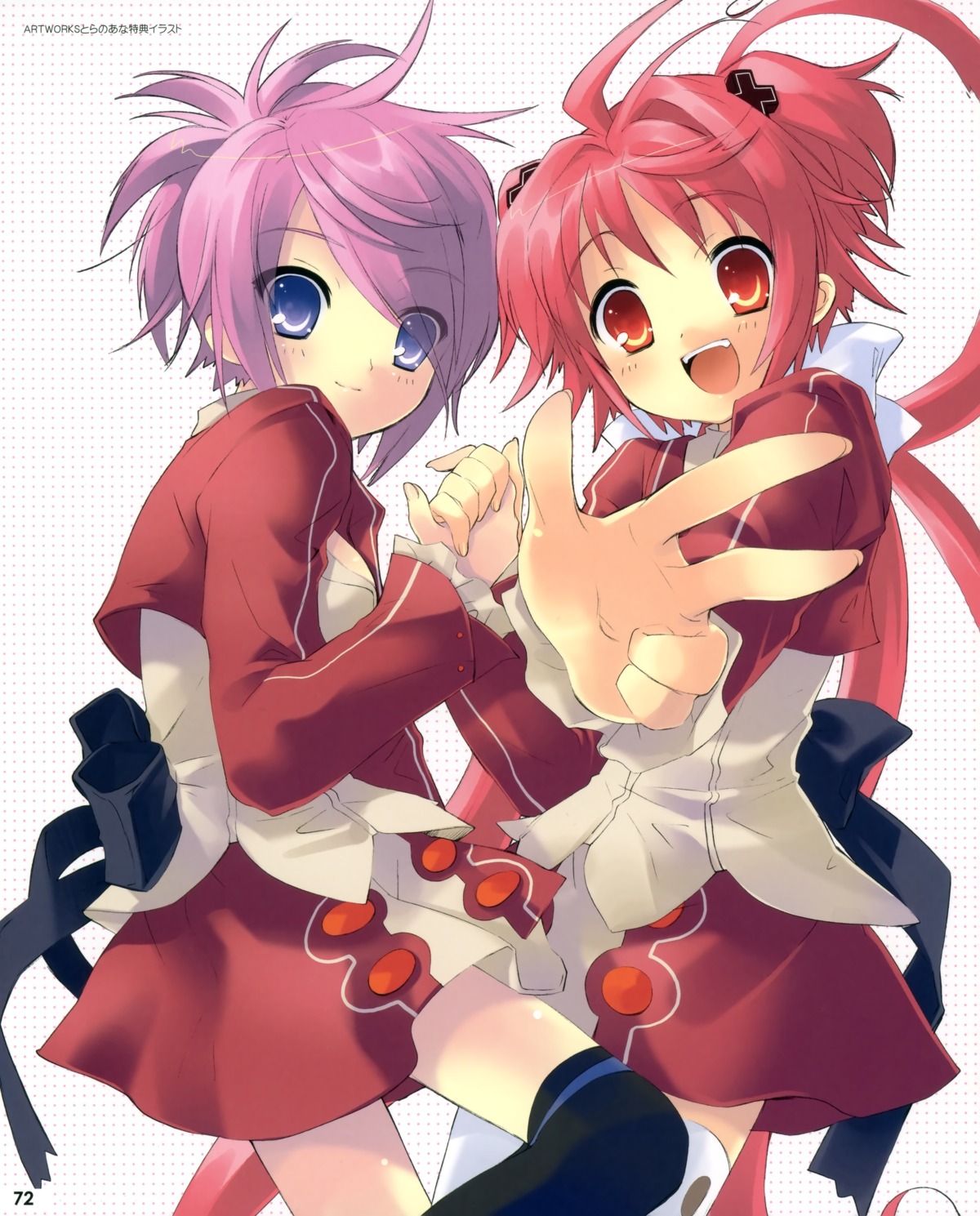 akizuki_nagi, ito_noizi, momose_hikaru, peace@pieces, thighhighs