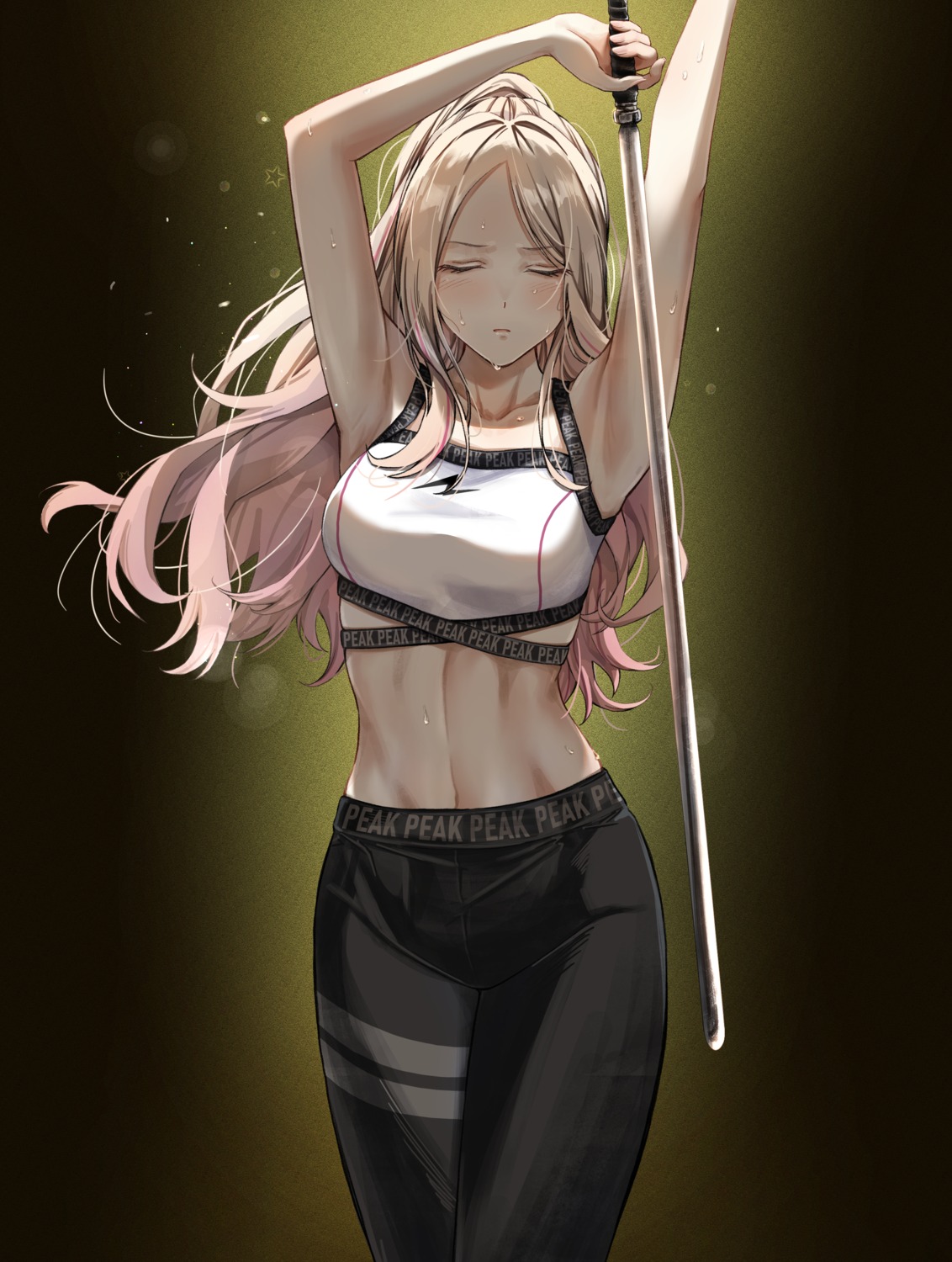 daiko_(dai1974910), gakuen_idolm@ster, juuou_sena, the_idolm@ster, weapon, wet