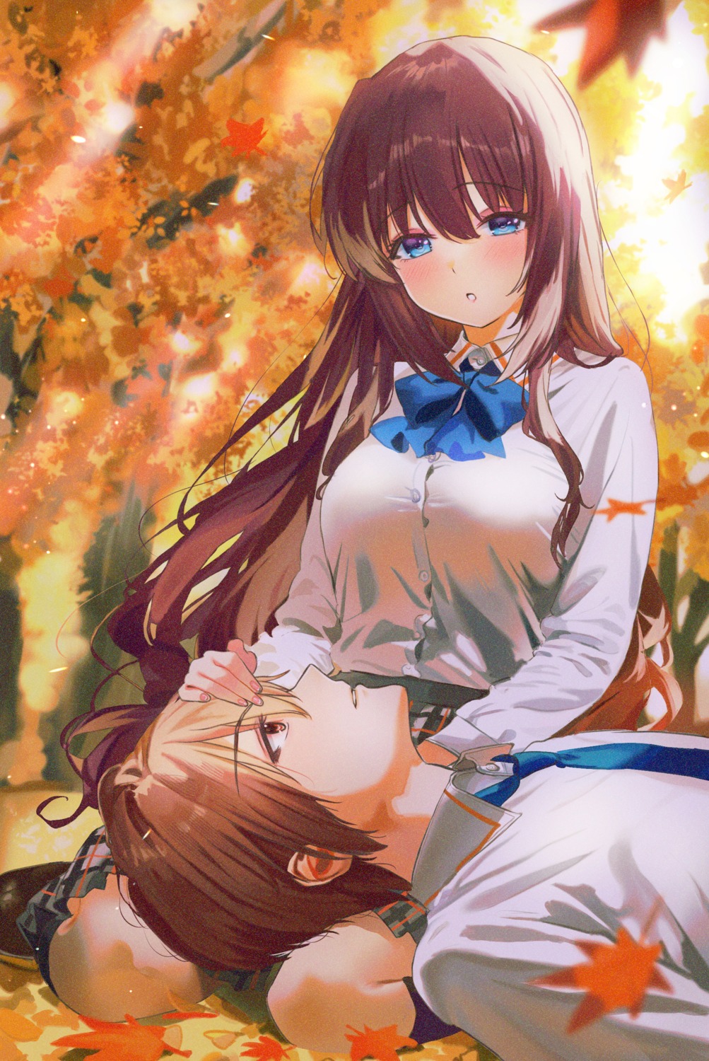 a-chan_senpai, little_busters!, miiizuno_lbs, natsume_kyousuke, seifuku