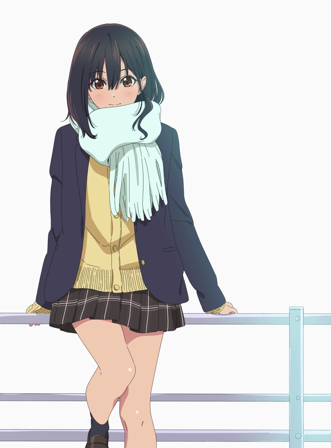himeragi_yukina, sano_keiichi, seifuku, strike_the_blood, sweater