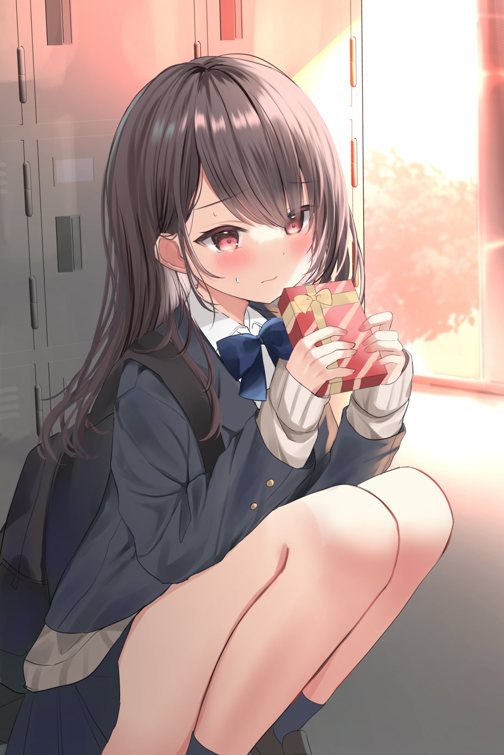 hamico, seifuku, sweater, valentine