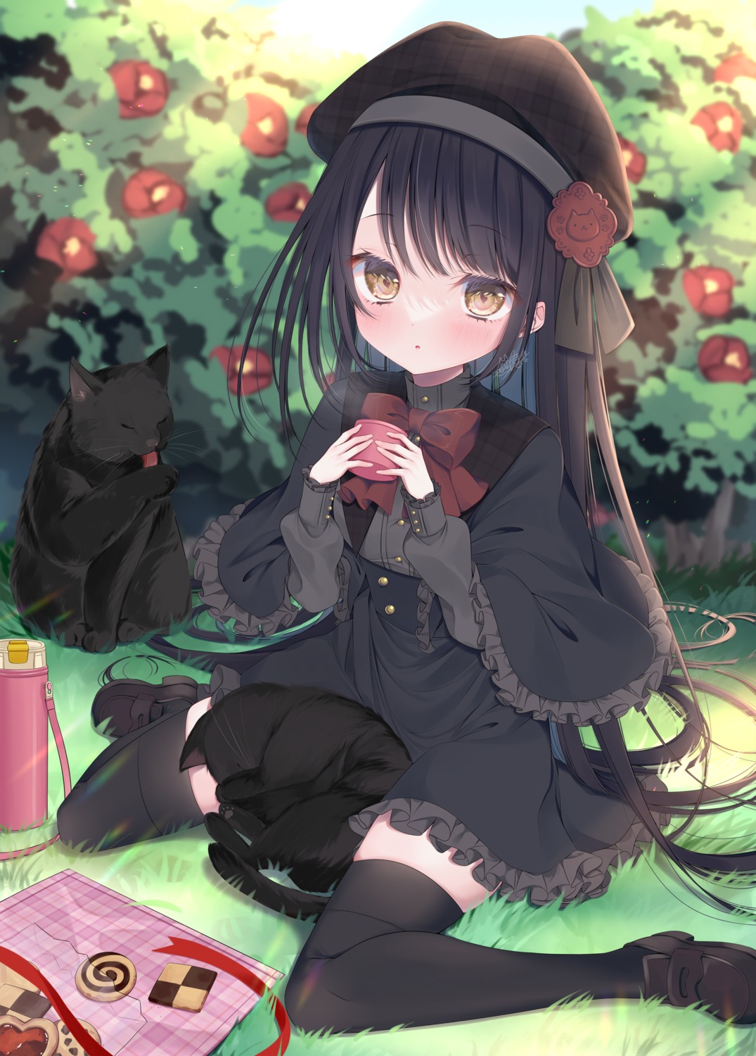 lolita_fashion, neko, thighhighs, tokitou_setsuna