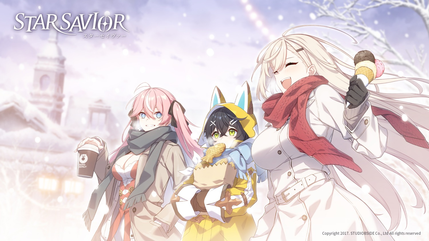 animal_ears, star_savior, studiobside, tagme, wallpaper