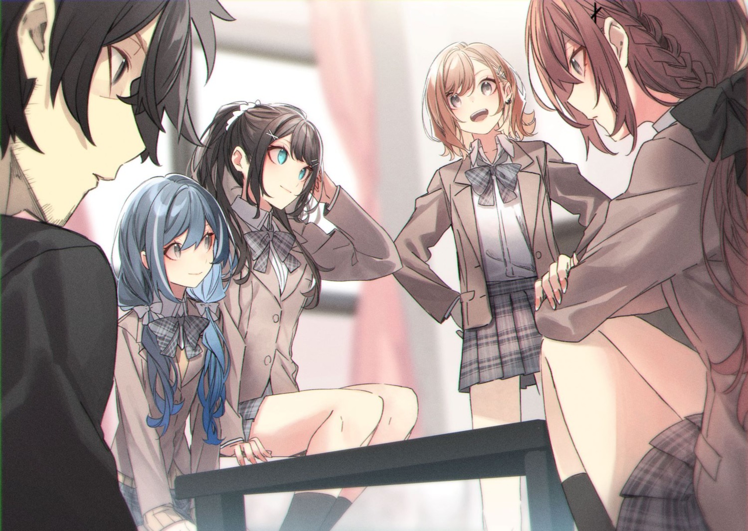 abe_haruka, asada_kana, igami_kousuke, kitahara_yuzu, kuwashima_rein, miyano_mizuki, saitei_rank_no_boukensha_yuusha_shoujo_wo_sodateru, seifuku