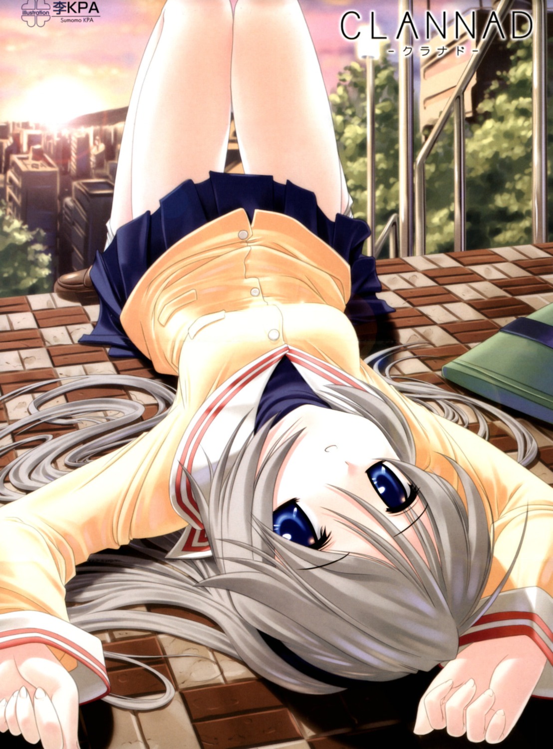clannad, fixed, sakagami_tomoyo, seifuku, sumomo_kpa