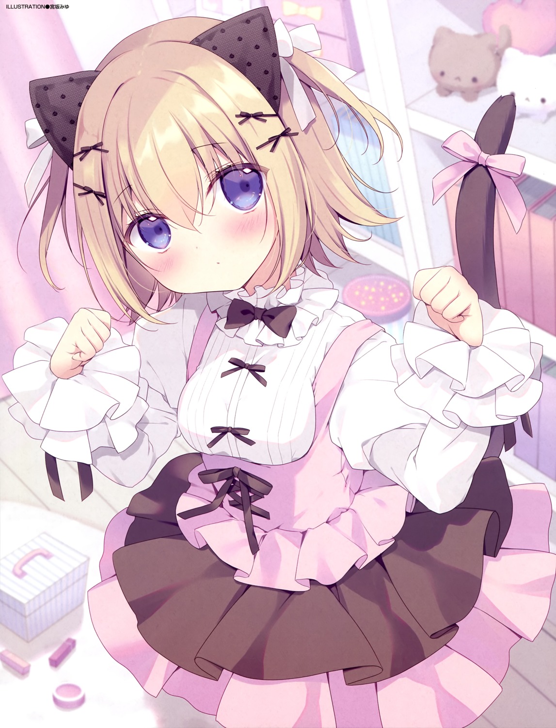 animal_ears, gothic_lolita, lolita_fashion, miyasaka_miyu, nekomimi, tail