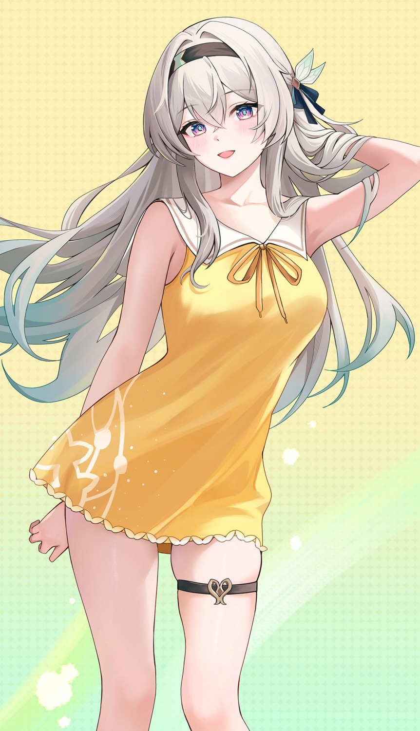 dress, firefly, garter, honkai:_star_rail, kottungyang