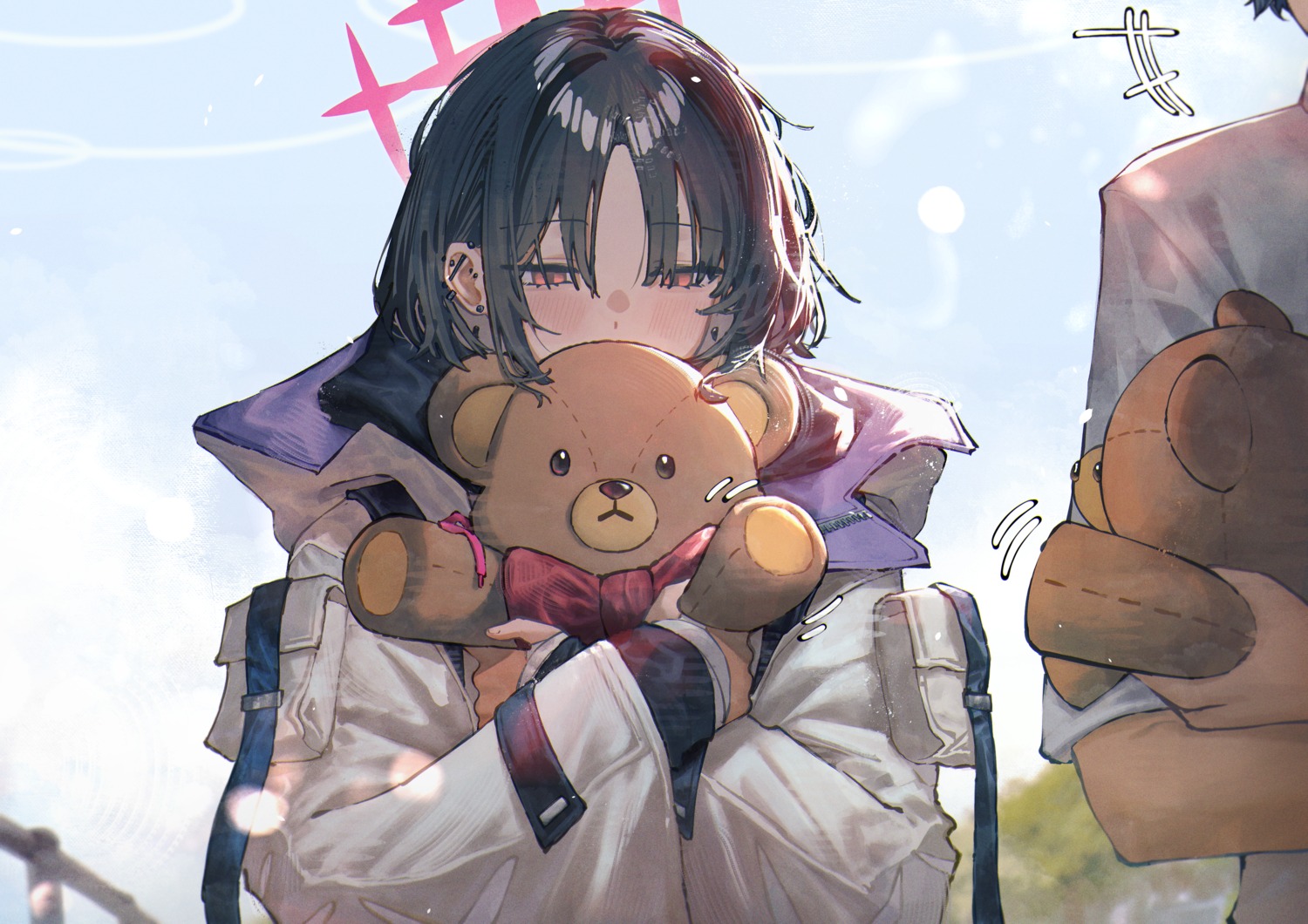 bandages, betabeet, blue_archive, halo, imashino_misaki