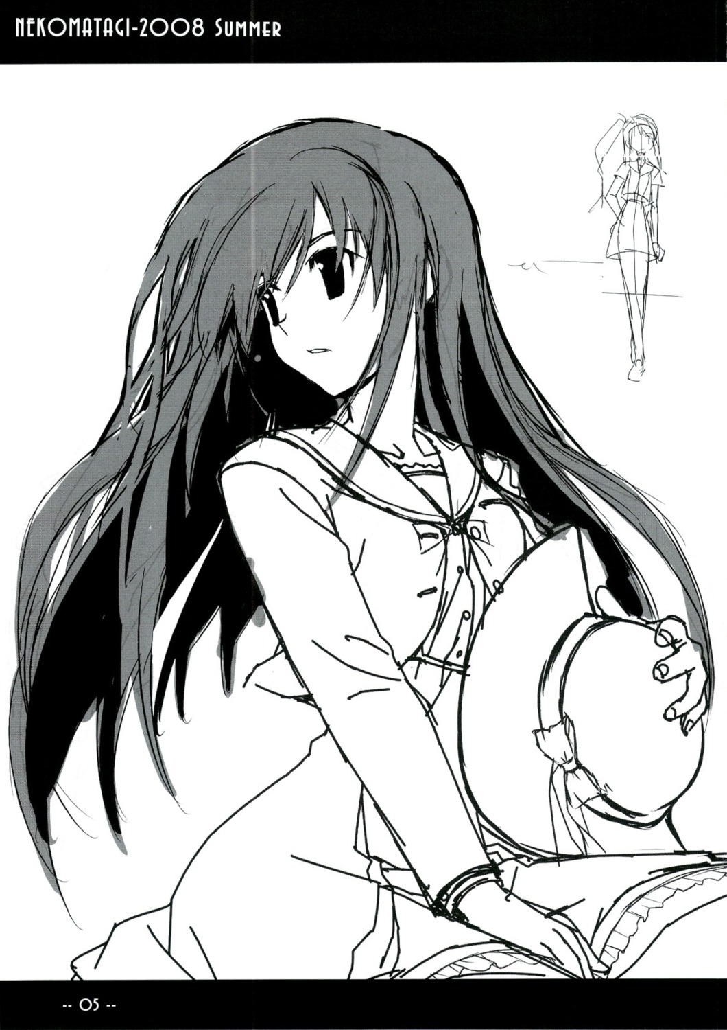 monochrome, myself_yourself, nekoyashiki, sasaki_mutsumi, seifuku, yatsushiro_nanaka