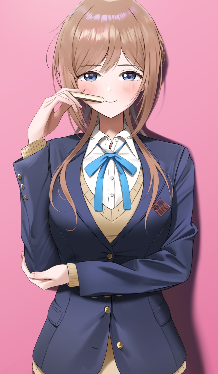 gakuen_idolm@ster, himesaki_rinami, pdal_(pdalhhh), seifuku, sweater, the_idolm@ster
