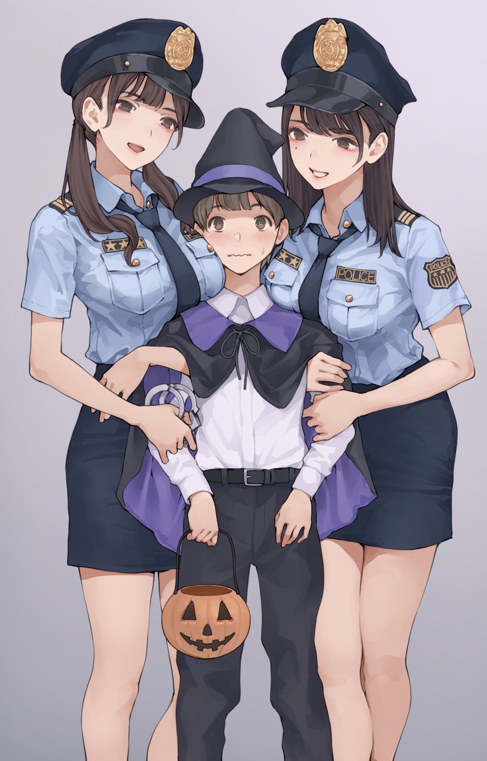 halloween, koh_(minagi_kou), police_uniform