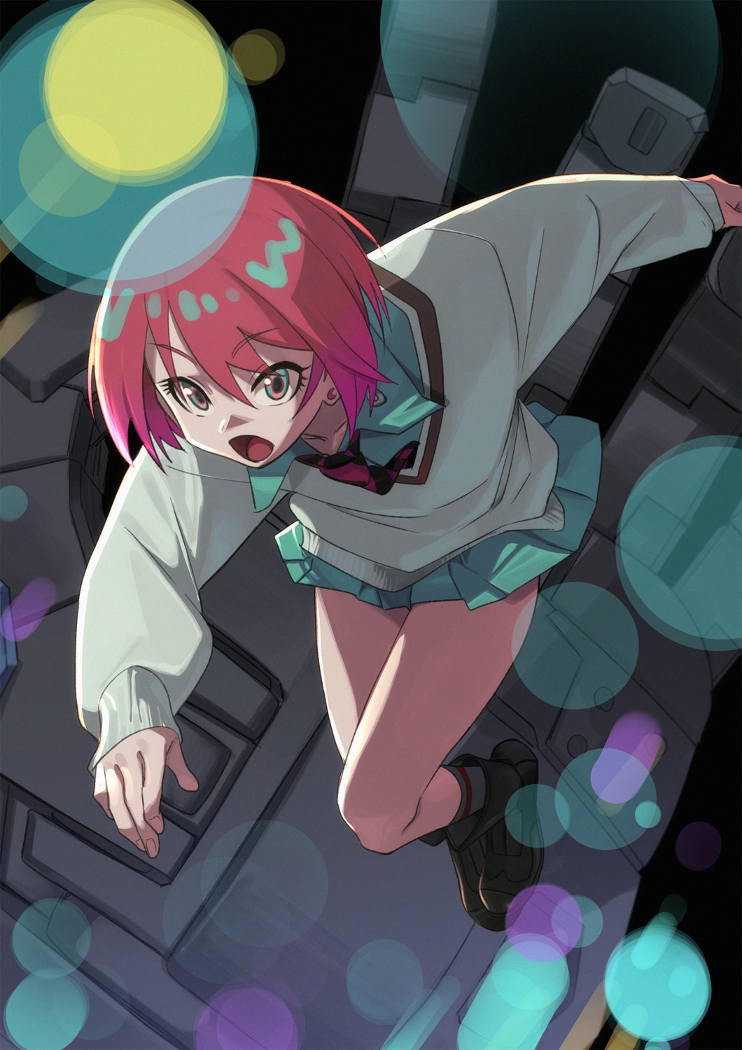 amate_yuzuriha, fu-ta, gundam, gundam_gquuuuuux, mecha, seifuku, sweater