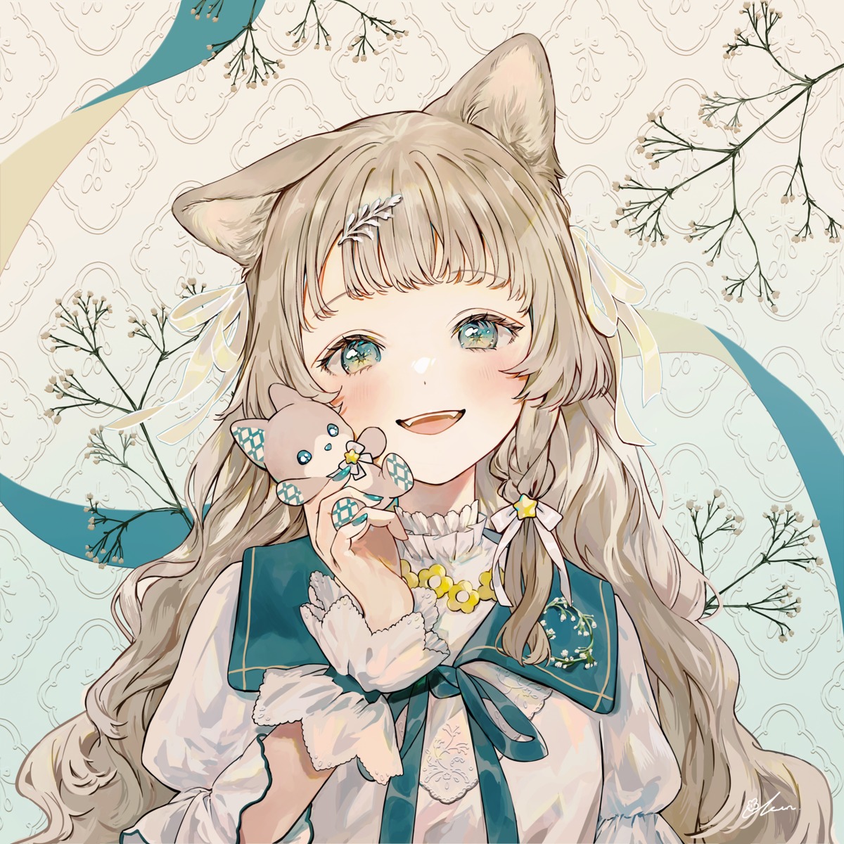 animal_ears, ikoan, nekomimi