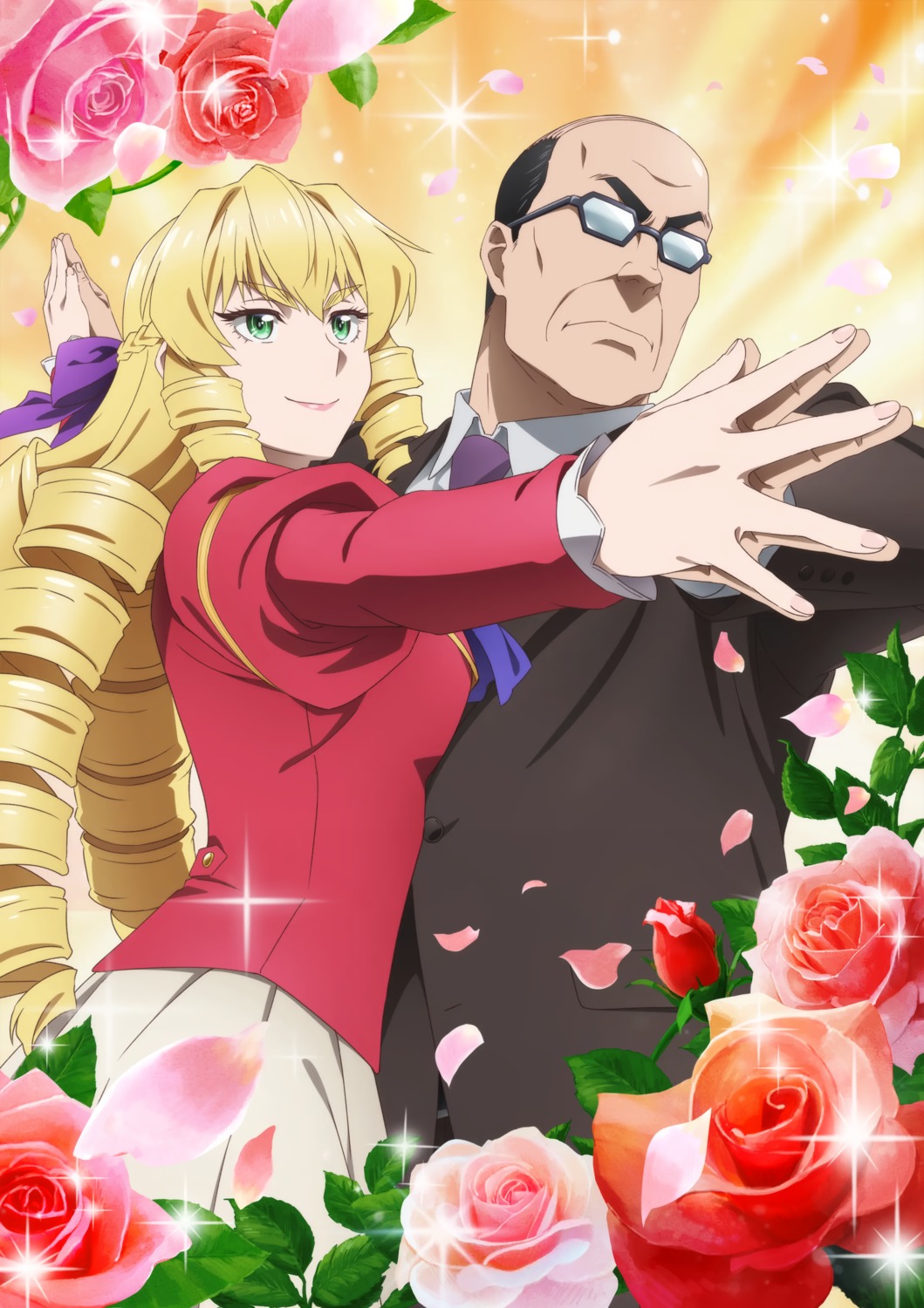 akuyaku_reijou_tensei_ojisan, business_suit, grace_auvergne, megane, seifuku, tagme, tondabayashi_kenzaburou