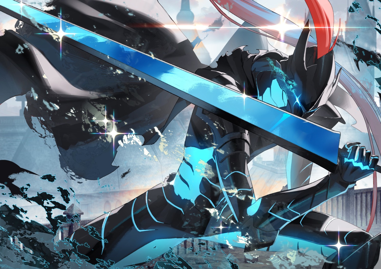 armor, igris, male, na_honjaman_level_up, scottie, sword