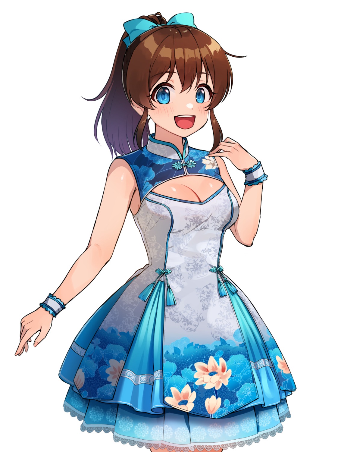 asian_clothes, cleavage, kamille, lolita_fashion, satake_minako, the_idolm@ster, the_idolm@ster_million_live!