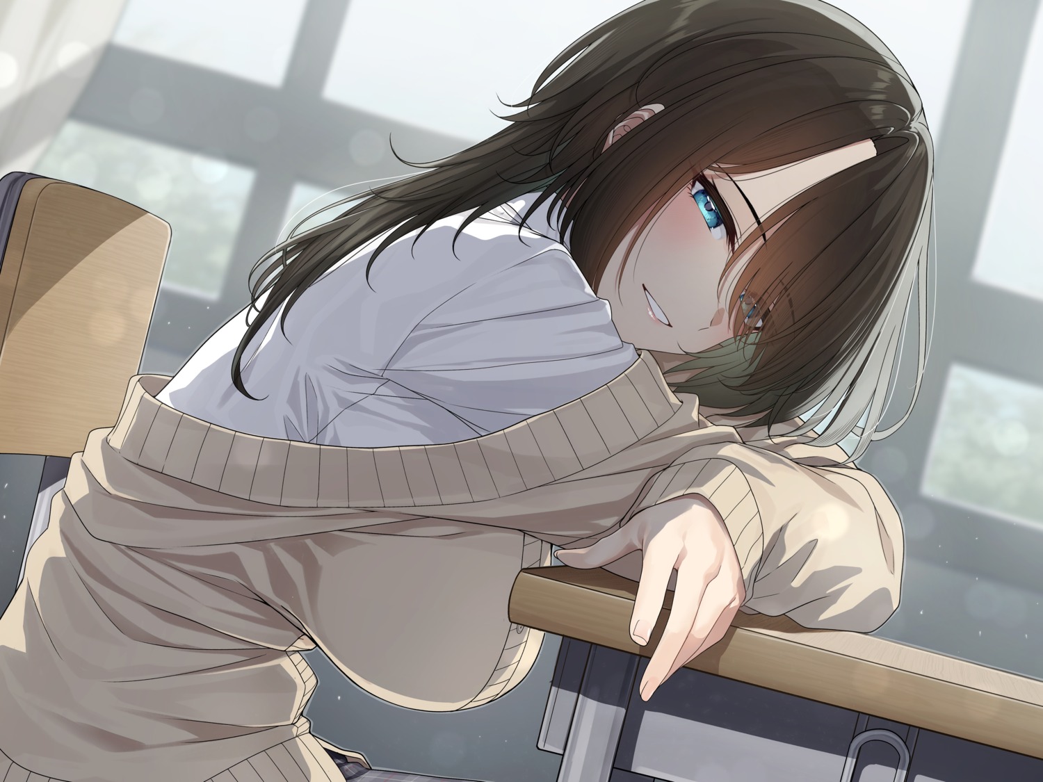go-1, seifuku, sweater