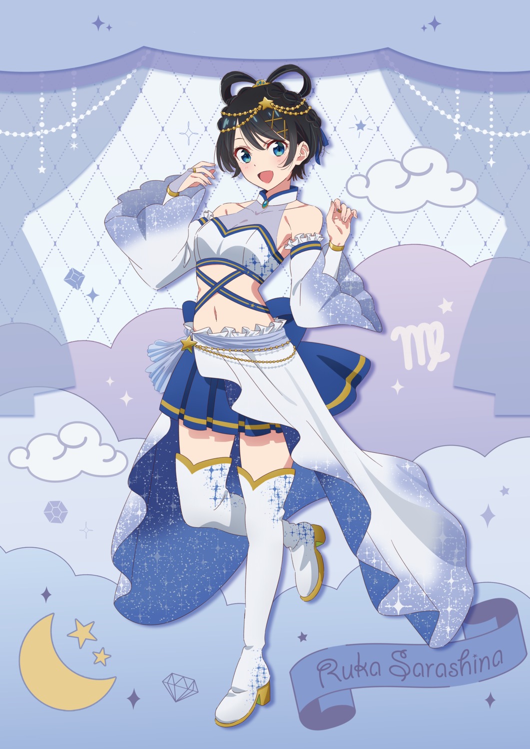 asian_clothes, heels, kanojo_okarishimasu, no_bra, sarashina_ruka, see_through, tagme, thighhighs