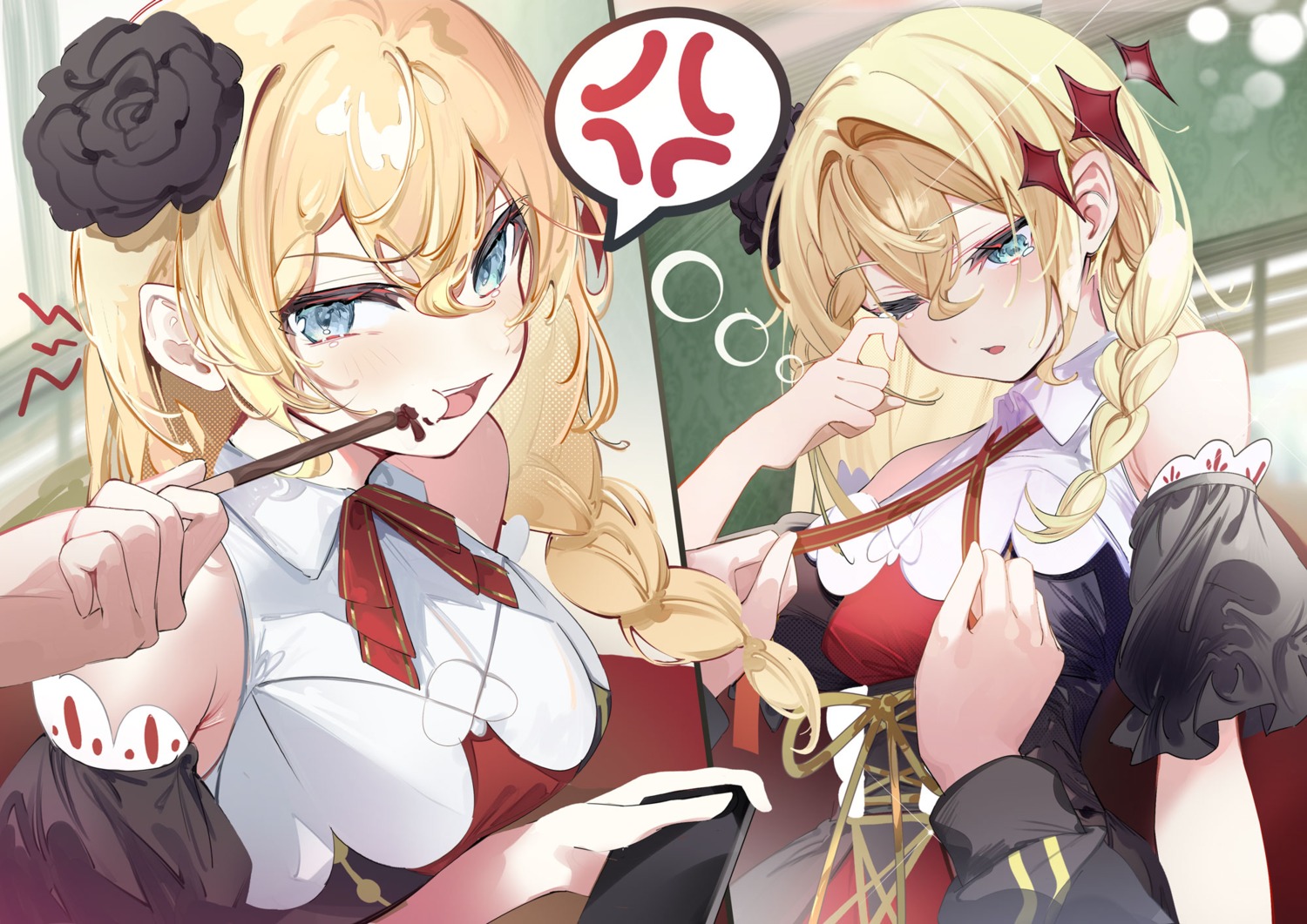 cream, datenshi_heika_no_ooseno_mamani, elle_(datenshi_heika), laudayon