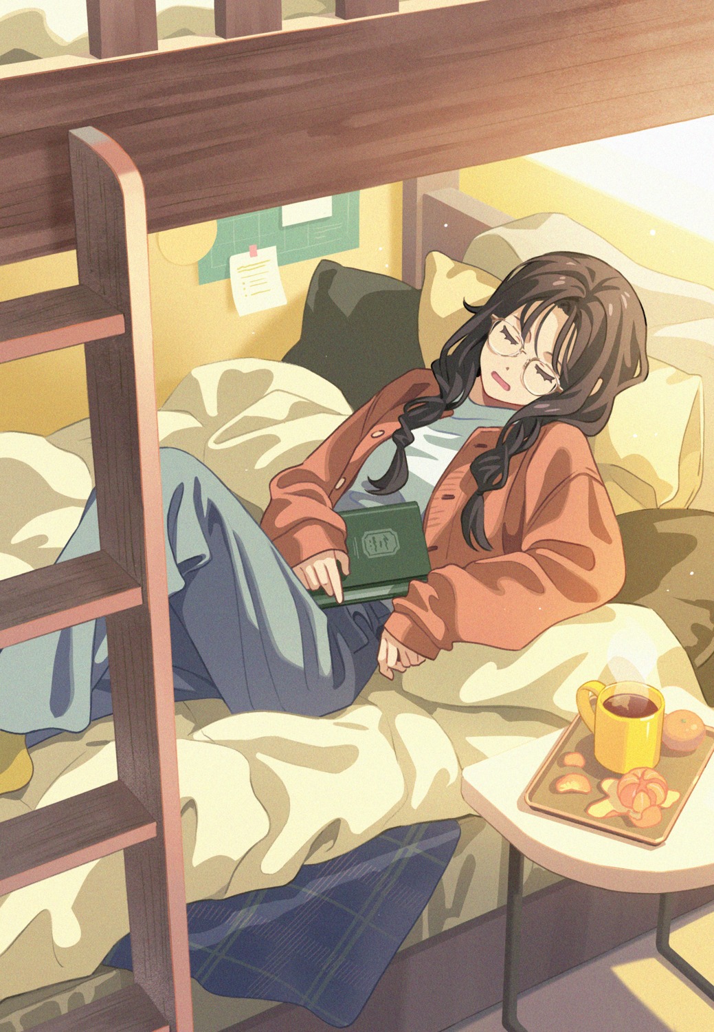 bf._(sogogiching), megane, sweater