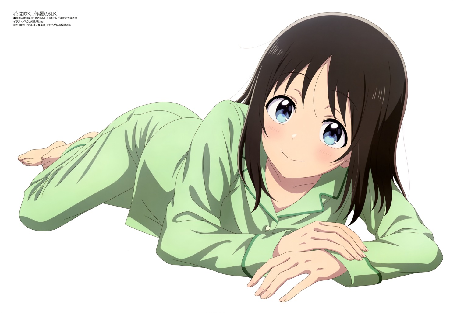 aquastar_inc., hana_wa_saku_shura_no_gotoku, haruyama_hana, pajama