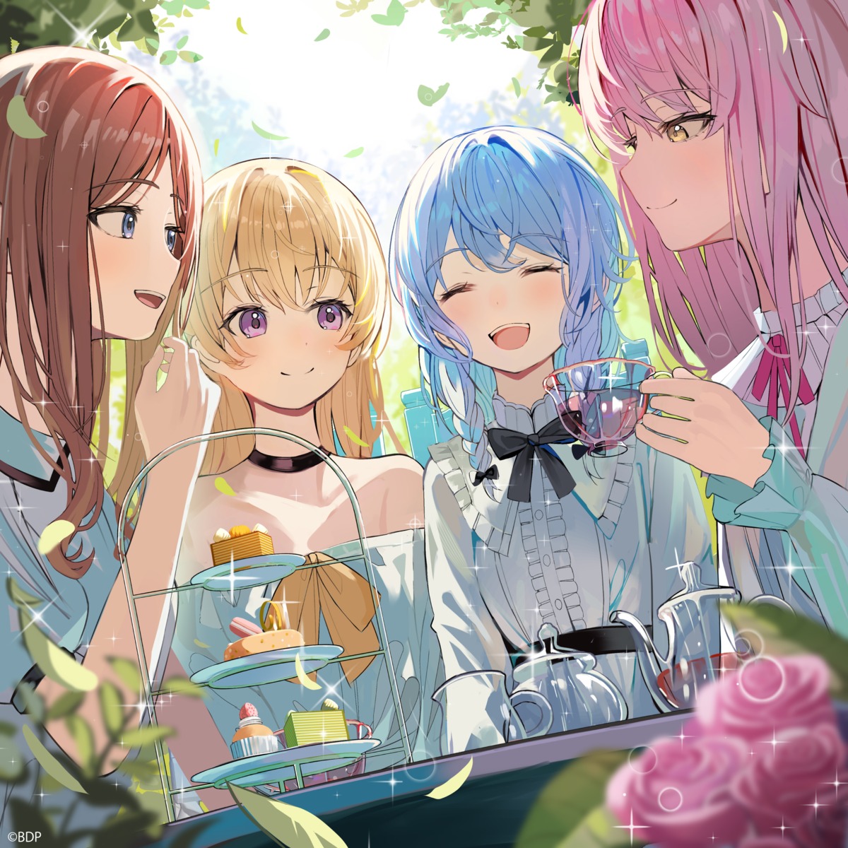aroa, bang_dream!, bang_dream!_episode_of_roselia, bang_dream!_it's_mygo!!!!!, disc_cover, dress, matsubara_kanon, minato_yukina