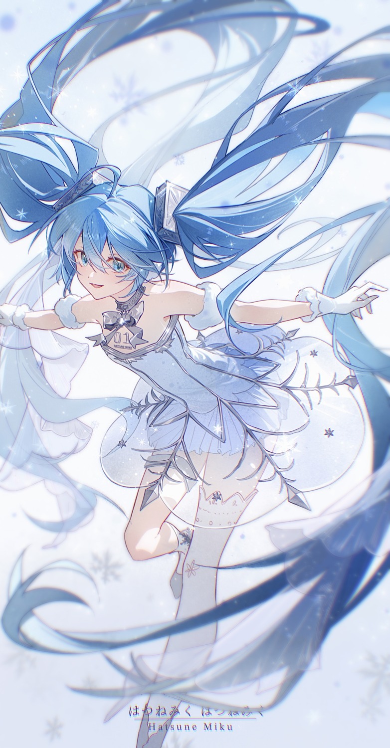 cloudyman, dress, garter, gramophone_miku, hatsune_miku, no_bra, see_through, tattoo