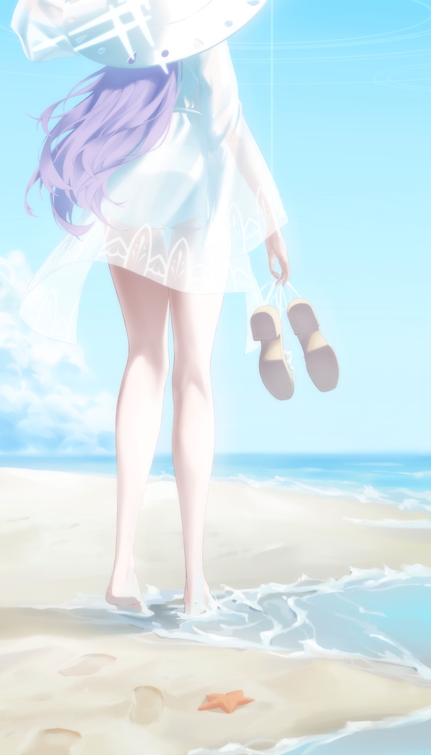 bikini, blue_archive, gaoqiaoyuyin_takahashi, hakari_atsuko, halo, see_through, swimsuits, wet
