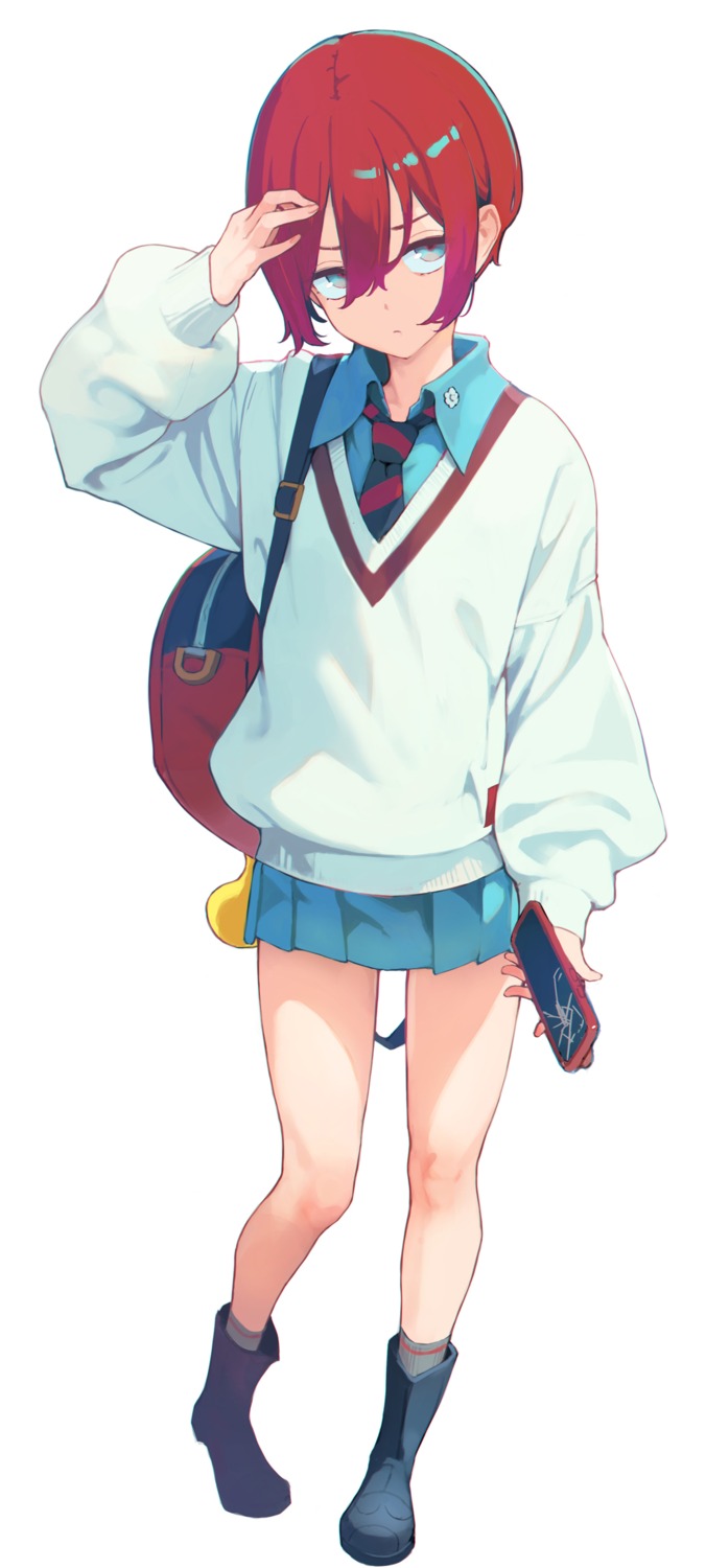 amate_yuzuriha, ataruman, gundam, gundam_gquuuuuux, seifuku, sweater