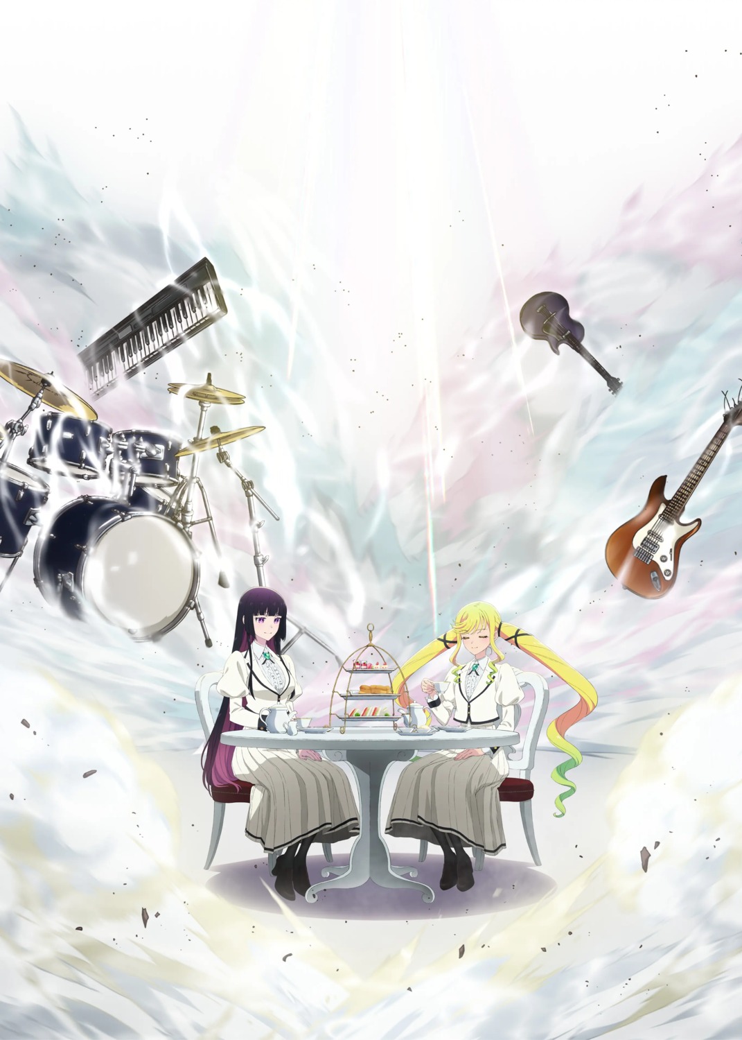 guitar, heels, kurogane_otoha, rock_wa_lady_no_tashinami_deshite, seifuku, suzunomiya_lilisa, tagme