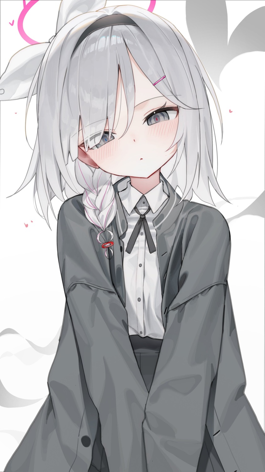 arona_(blue_archive), blue_archive, halo, plana_(blue_archive), seifuku, sugar_(dndi888)