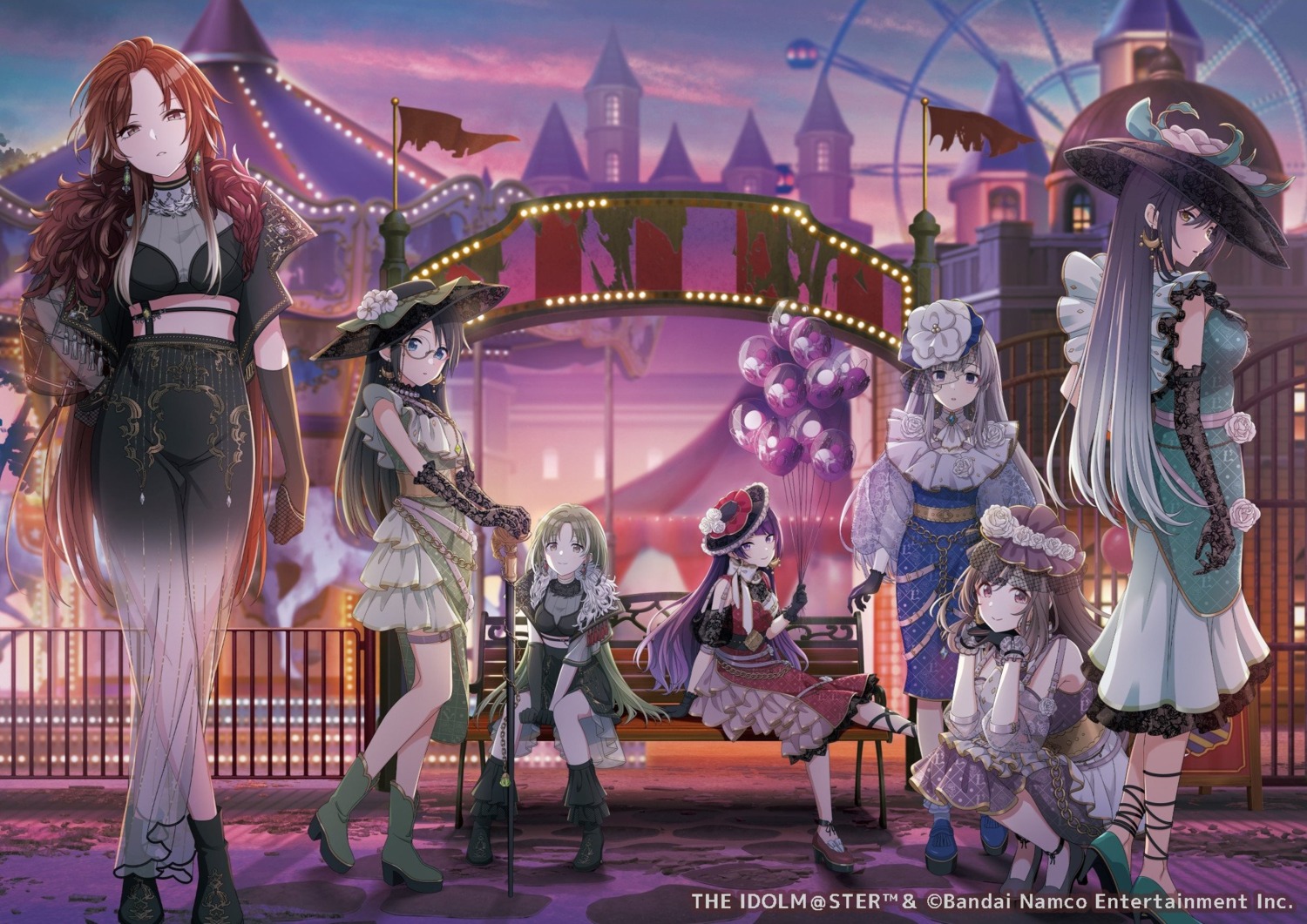 aketa_mikoto, fishnets, garter, heels, im@ssc_kaihatsu_team, megane, mitsumine_yuika, nanakusa_nichika