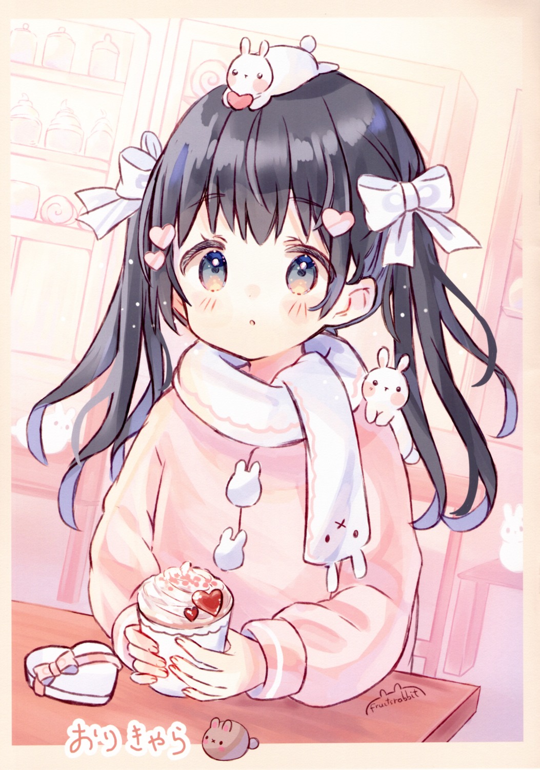 fruitsrabbit, usapanchieri, valentine