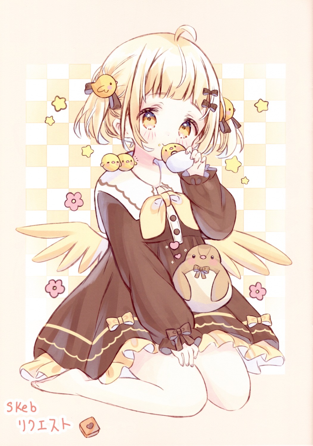 cream, fruitsrabbit, seifuku, usapanchieri, wings