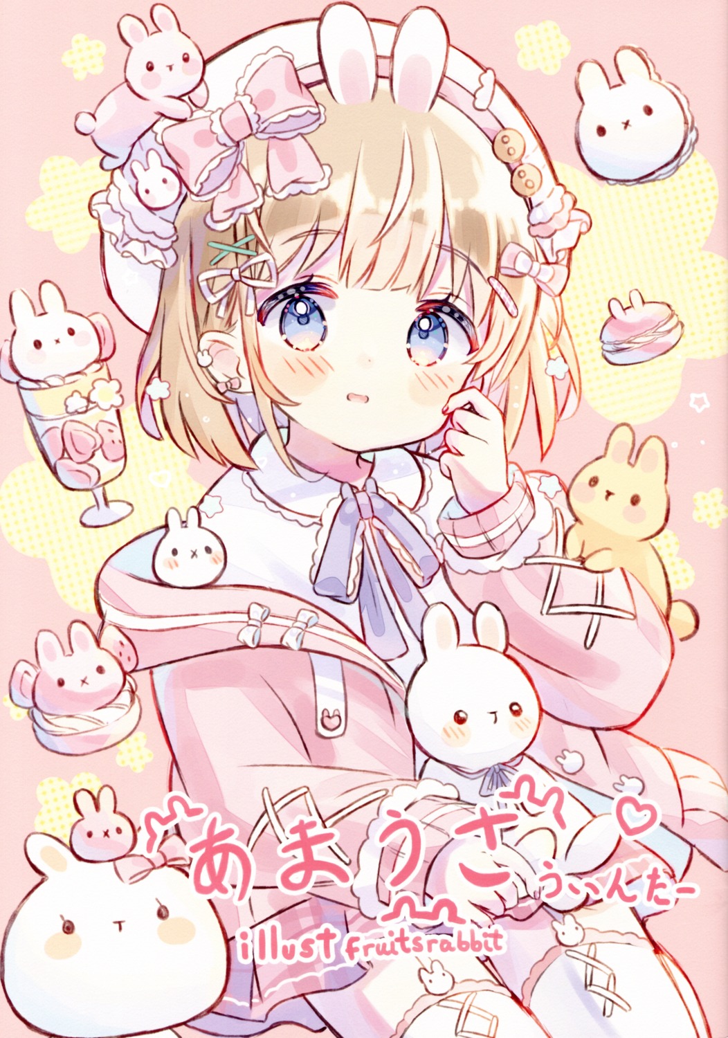 animal_ears, bunny_ears, fruitsrabbit, seifuku, stockings, thighhighs, usapanchieri