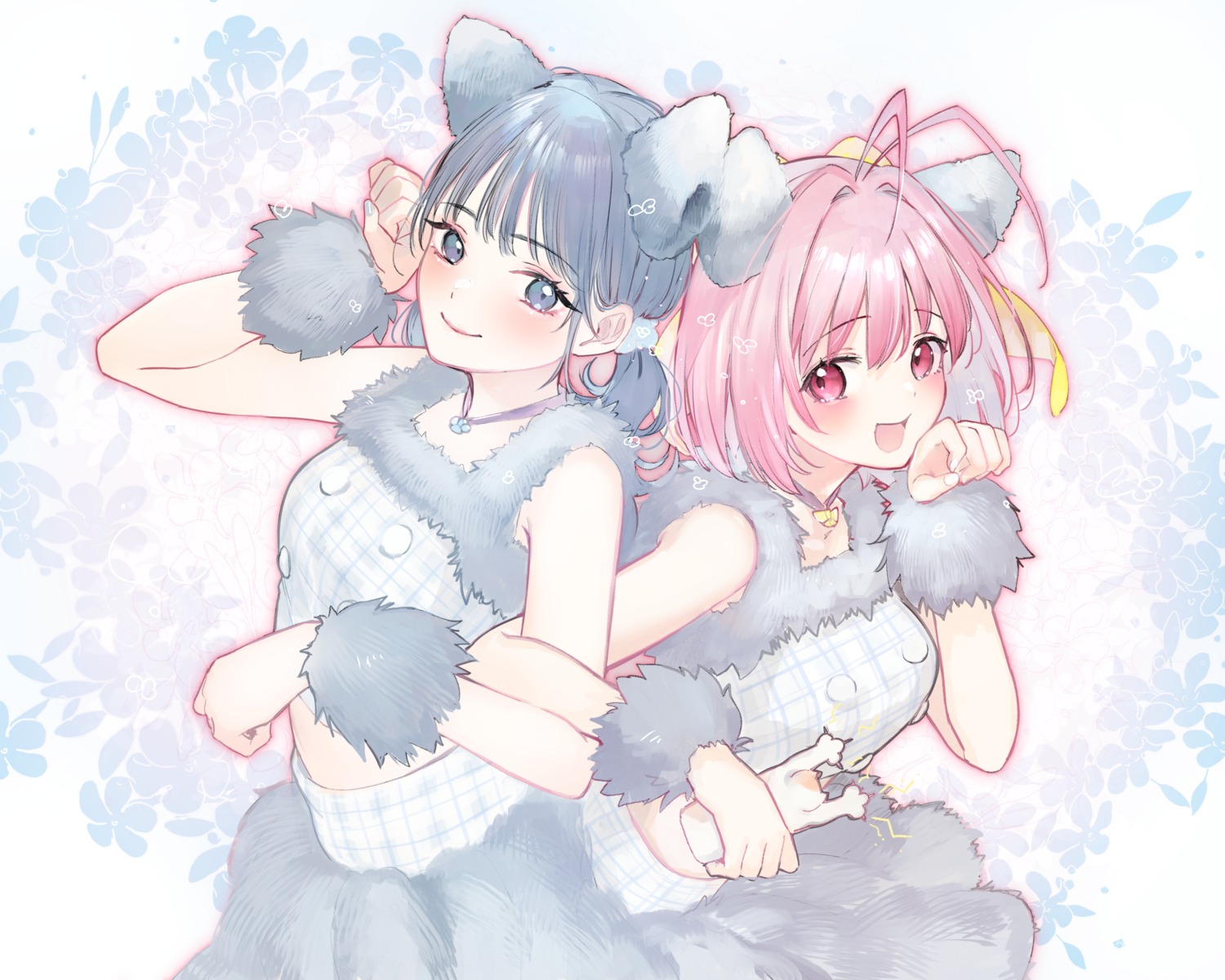 animal_ears, crossover, kami_nomi_zo_shiru_sekai, nakagawa_kanon, nekomimi, pyon-kti
