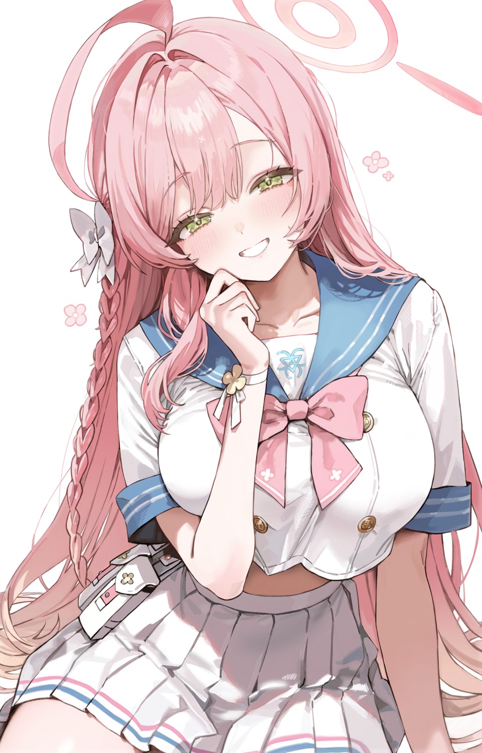 blue_archive, freng, halo, seifuku, urawa_hanako