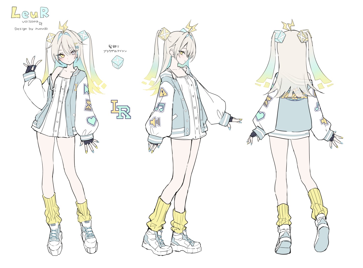 character_design, dress, heterochromia, leur_(voisona), rurudo