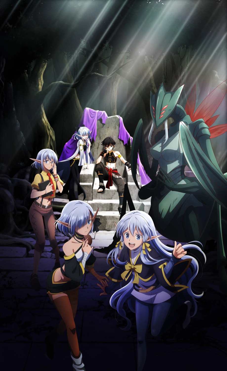 atou, bandages, caria_erful, elf, emle, ira_takuto, isekai_mokushiroku_mynoghra, isla_(mynoghra)