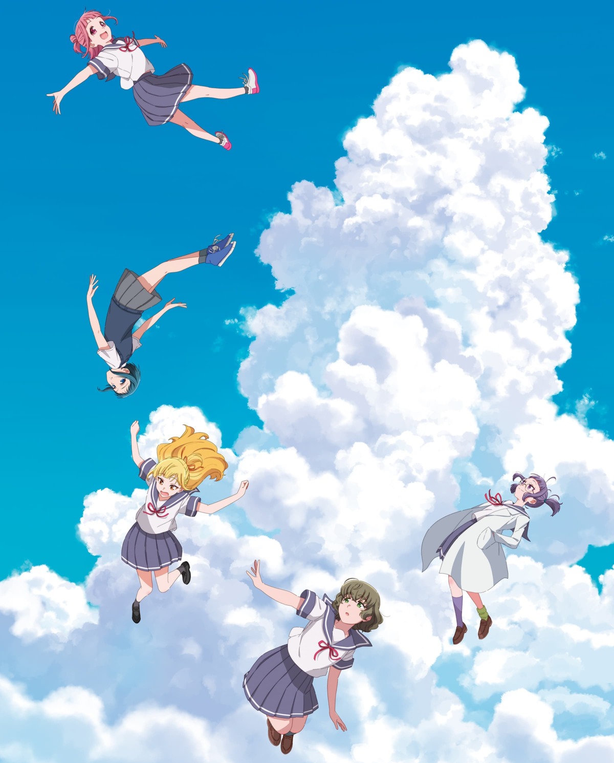 bakken_record, godai_rina, ichinose_sayuri, landscape, megane, mitaka_nozomi, nikaidou_nanase, otonashi_mai