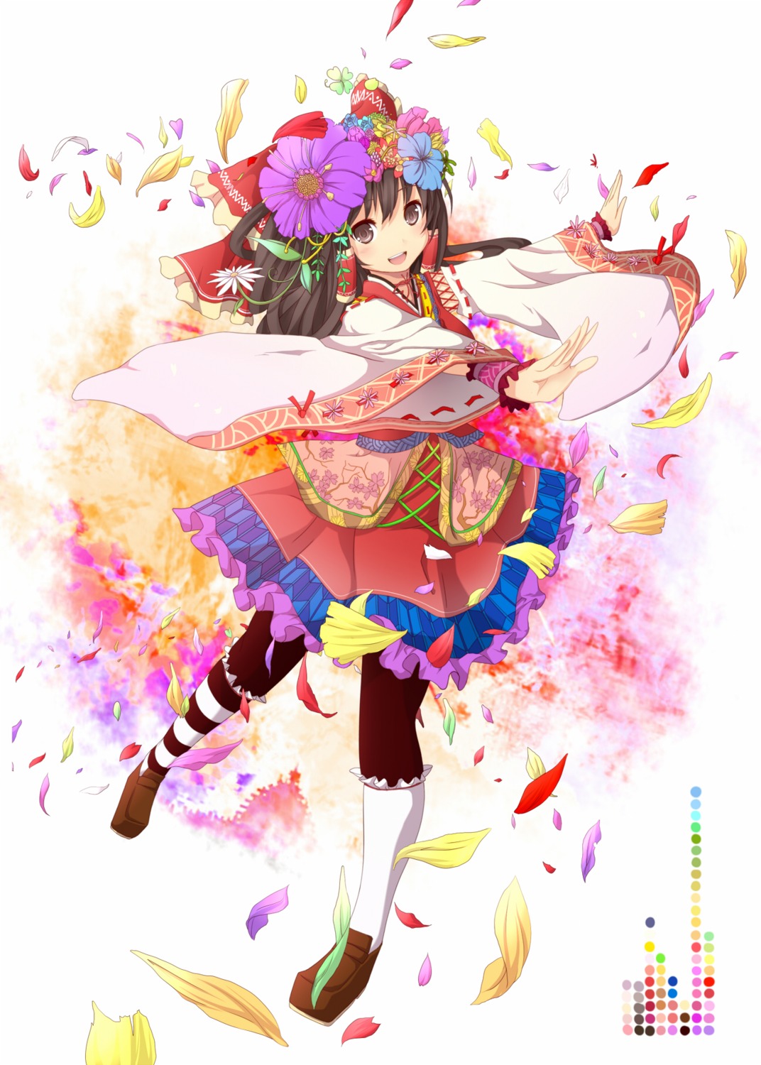 akeboshi_kagayo, hakurei_reimu, lolita_fashion, pantyhose, touhou, wa_lolita
