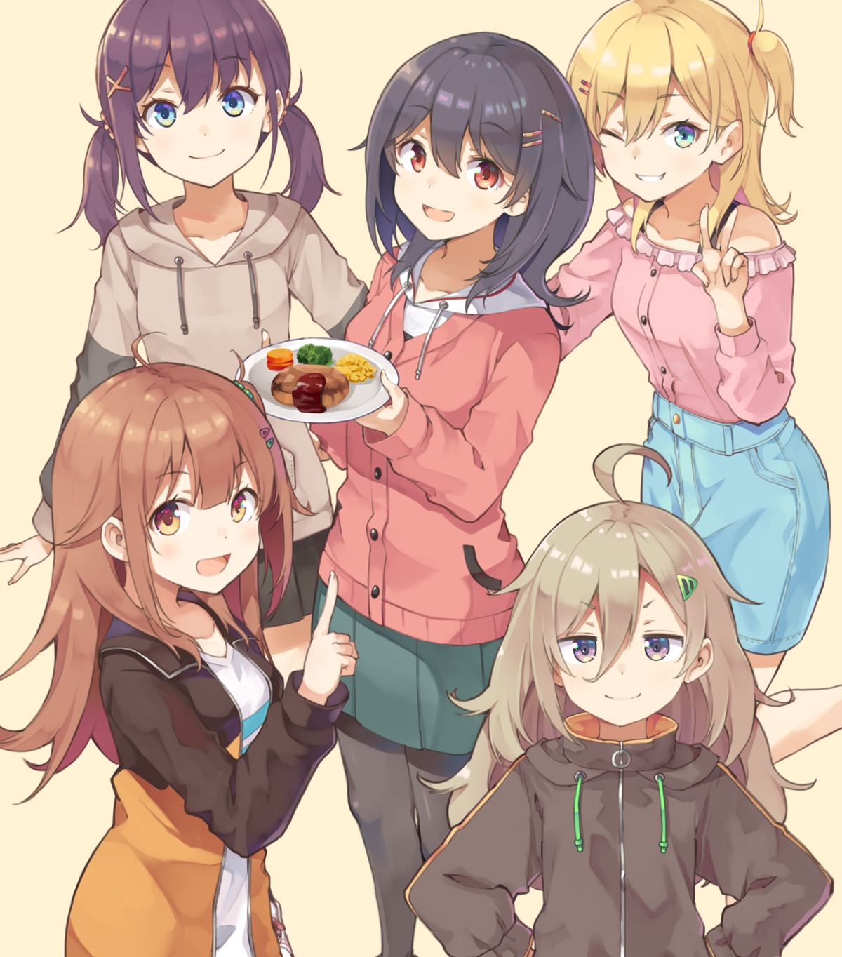 atto, furutachi_kurea, hibi_wa_sugiredo_meshi_umashi, higa_tsutsuji, hoshi_nana, kawai_mako, ogawa_shinon, pantyhose