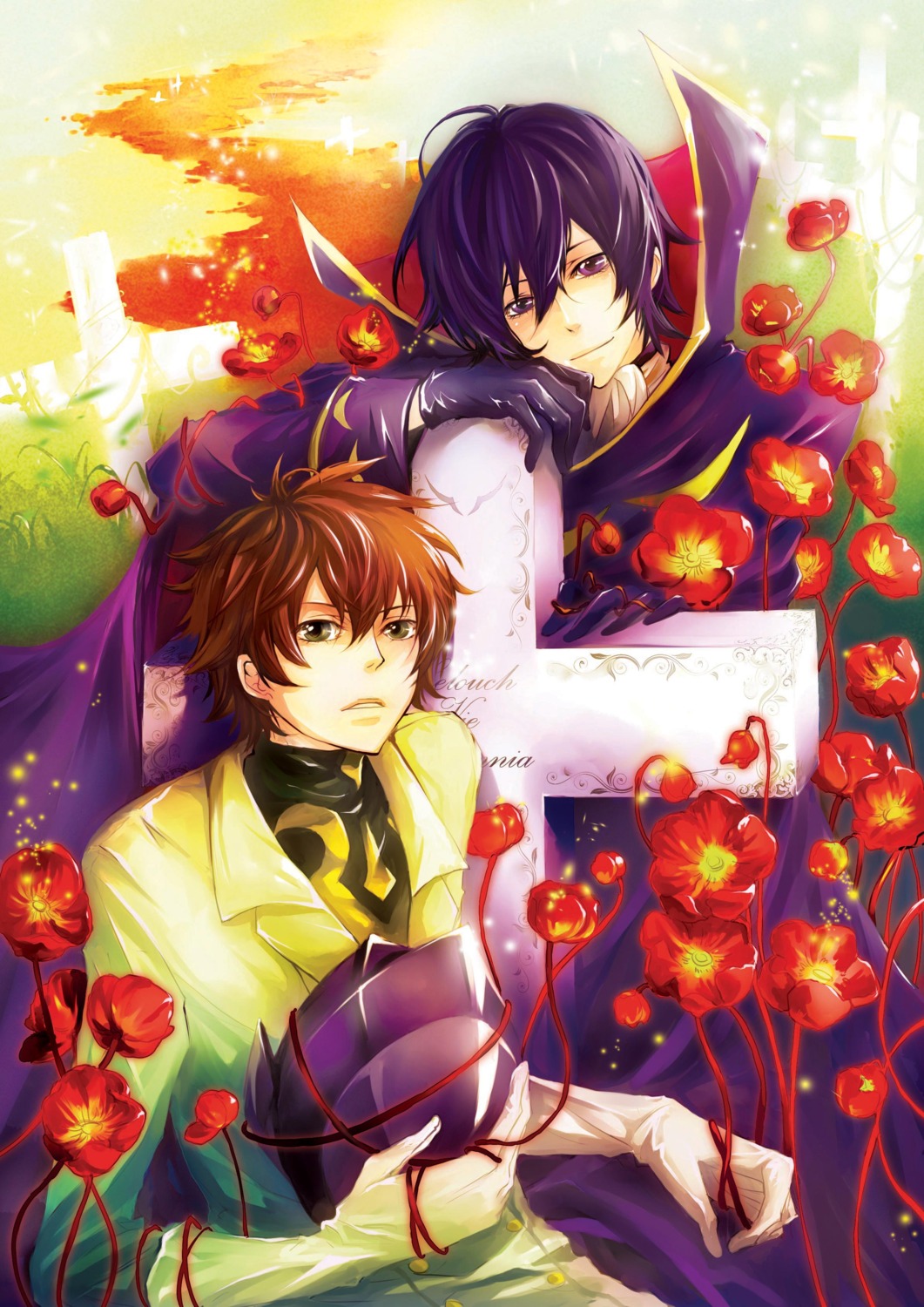 astro-g, code_geass, kururugi_suzaku, lelouch_lamperouge, male